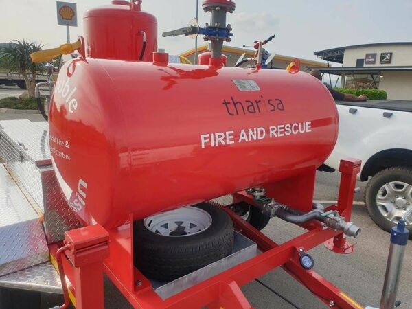 Double Assassin fire fighting trailer
