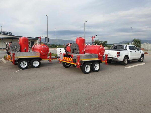 Double Assassin fire fighting trailer